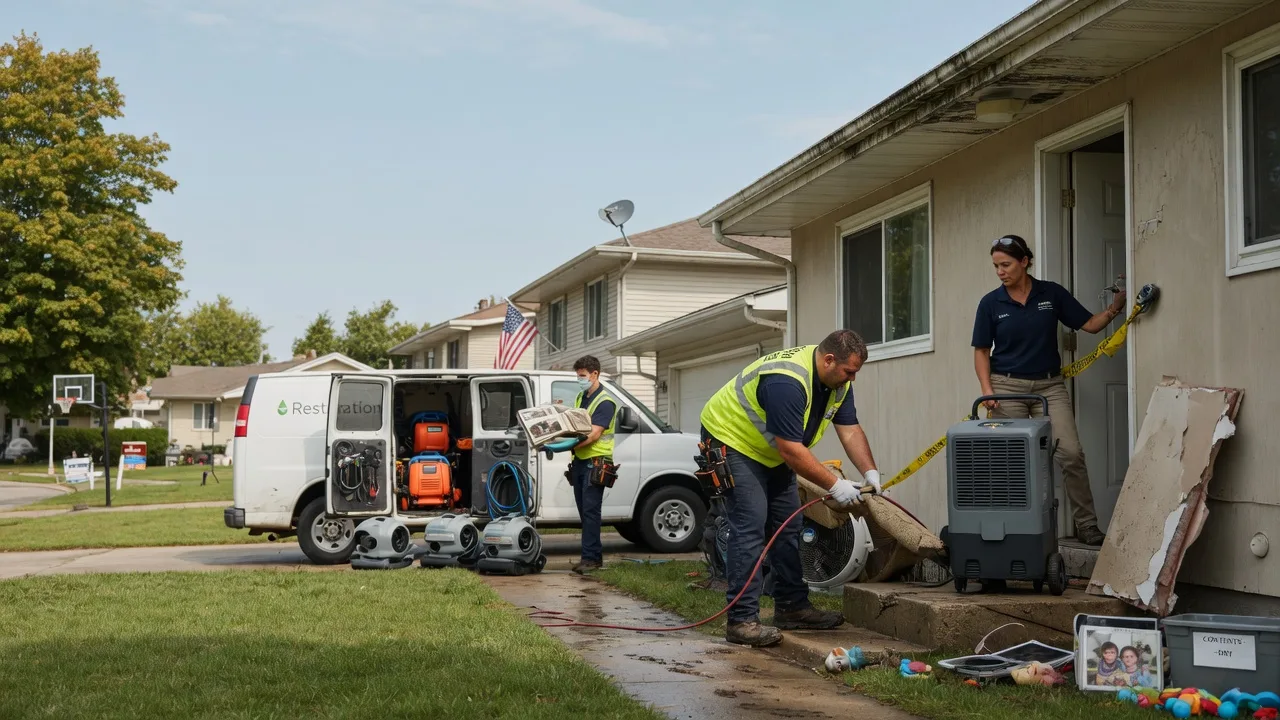 Water Damage Restoration in Moline, IL near me